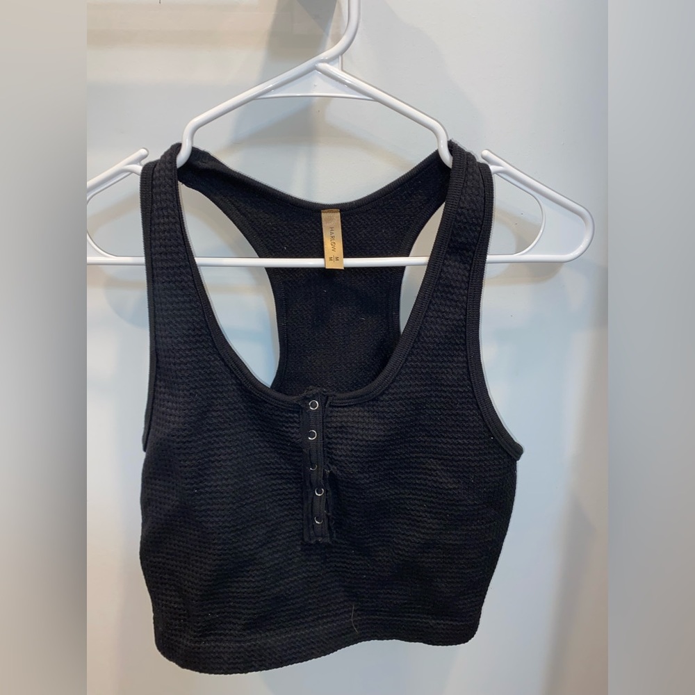 Black Tank Cropped